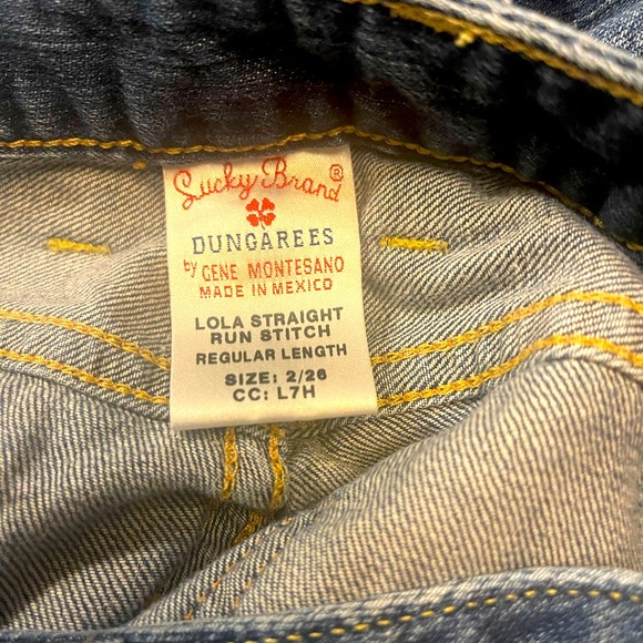 Lucky Brand Lola Straight Run Stitch 2/26 like new - Picture 7 of 9